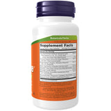 NOW Foods cápsula vegetal D-Flame en primer plano mostrando forma