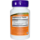 NOW Foods cápsula vegetal en primer plano para ver textura