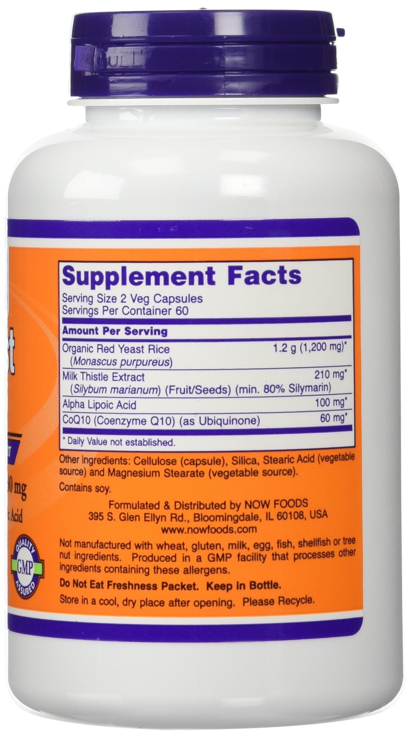 NOW Foods cápsula abierta mostrando contenido en polvo, detalle útil para calidad