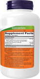 NOW Foods detalle de cápsula vegetal enfatizando pureza y fácil ingestión