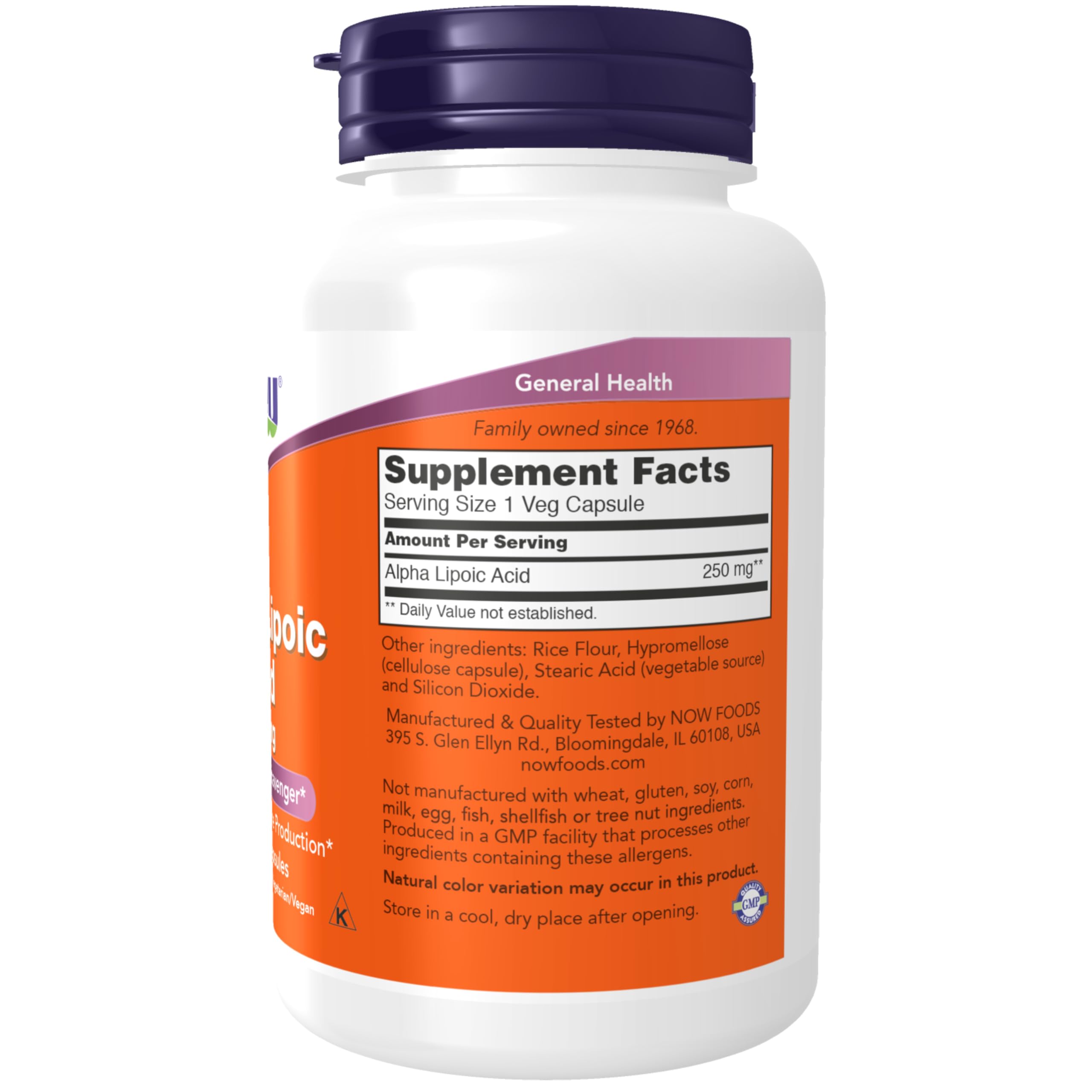 NOW Foods cápsula vegetal abierta para ver contenido y uso seguro