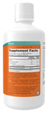 NOW Foods etiqueta con lista de minerales y certificaciones, transparencia informativa