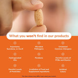 NOW Foods etiqueta de ingredientes y detalles, beneficio: transparencia en composición