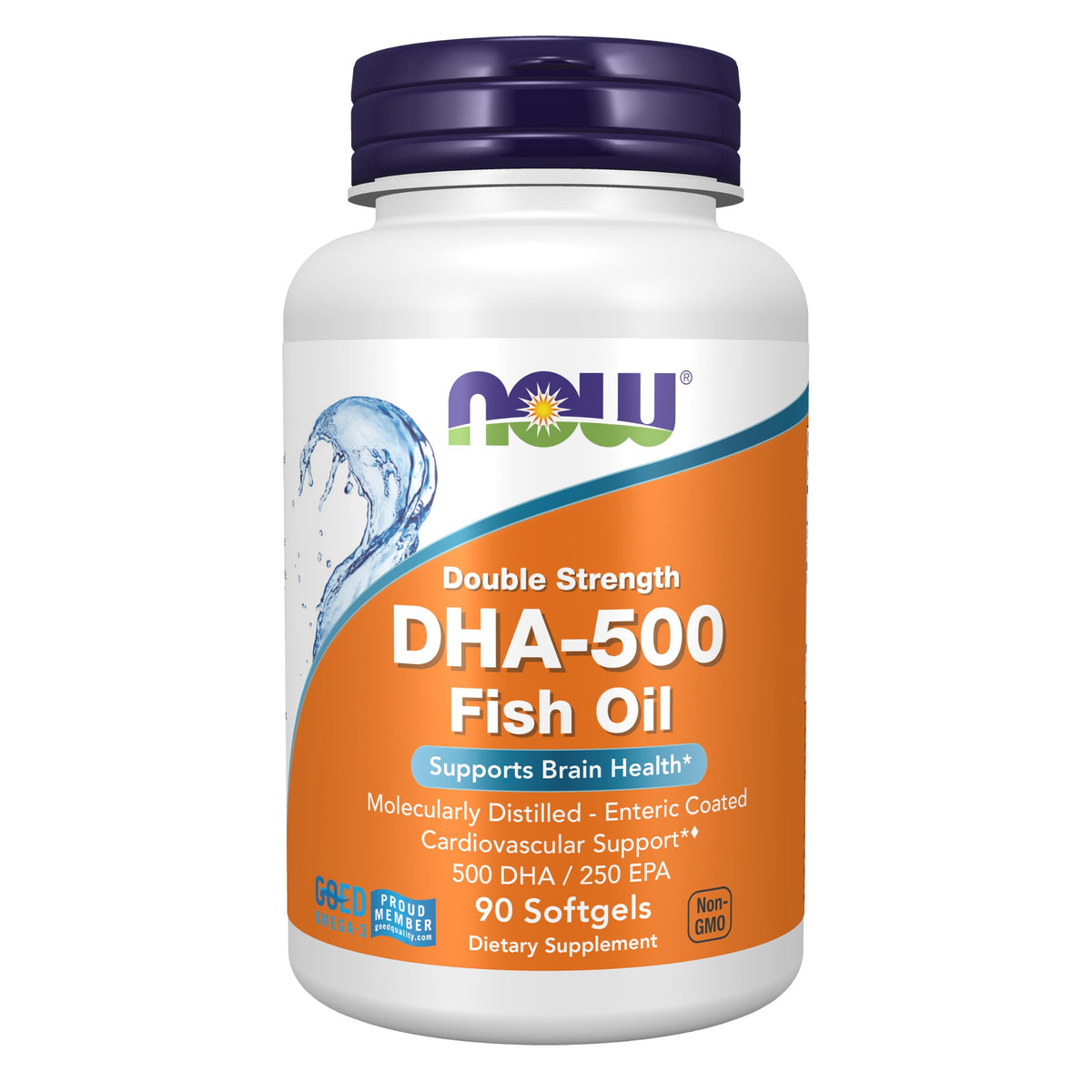 NOW Foods envase frontal mostrando 90 cápsulas y dosificación alta