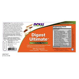 NOW Foods cápsula vegetal abierta mostrando contenido y pureza, fácil de tragar