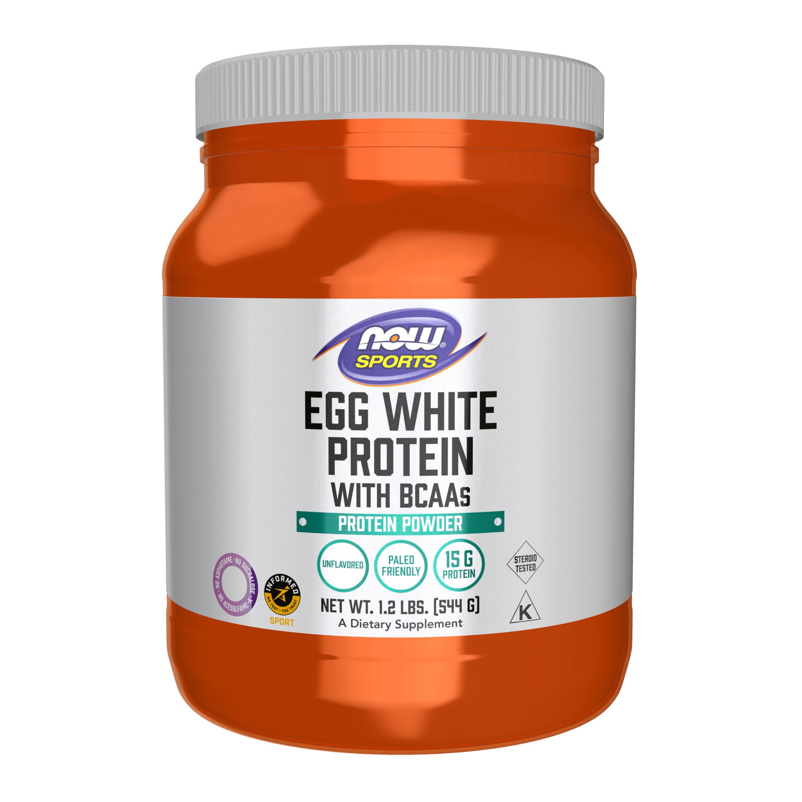 NOW Foods envase frontal mostrando etiqueta clara y confianza en calidad