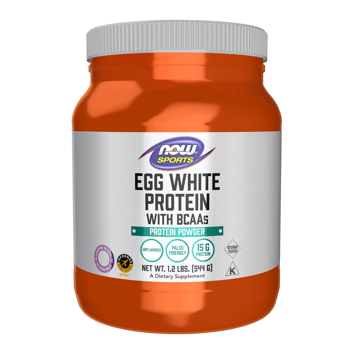 NOW Foods envase frontal mostrando etiqueta clara y confianza en calidad