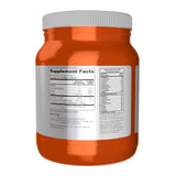 NOW Foods polvo abierto en bote con textura fina y apariencia uniforme