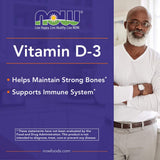 NOW Foods suplemento en uso con luz de sol sugiriendo apoyo nutricional estacional