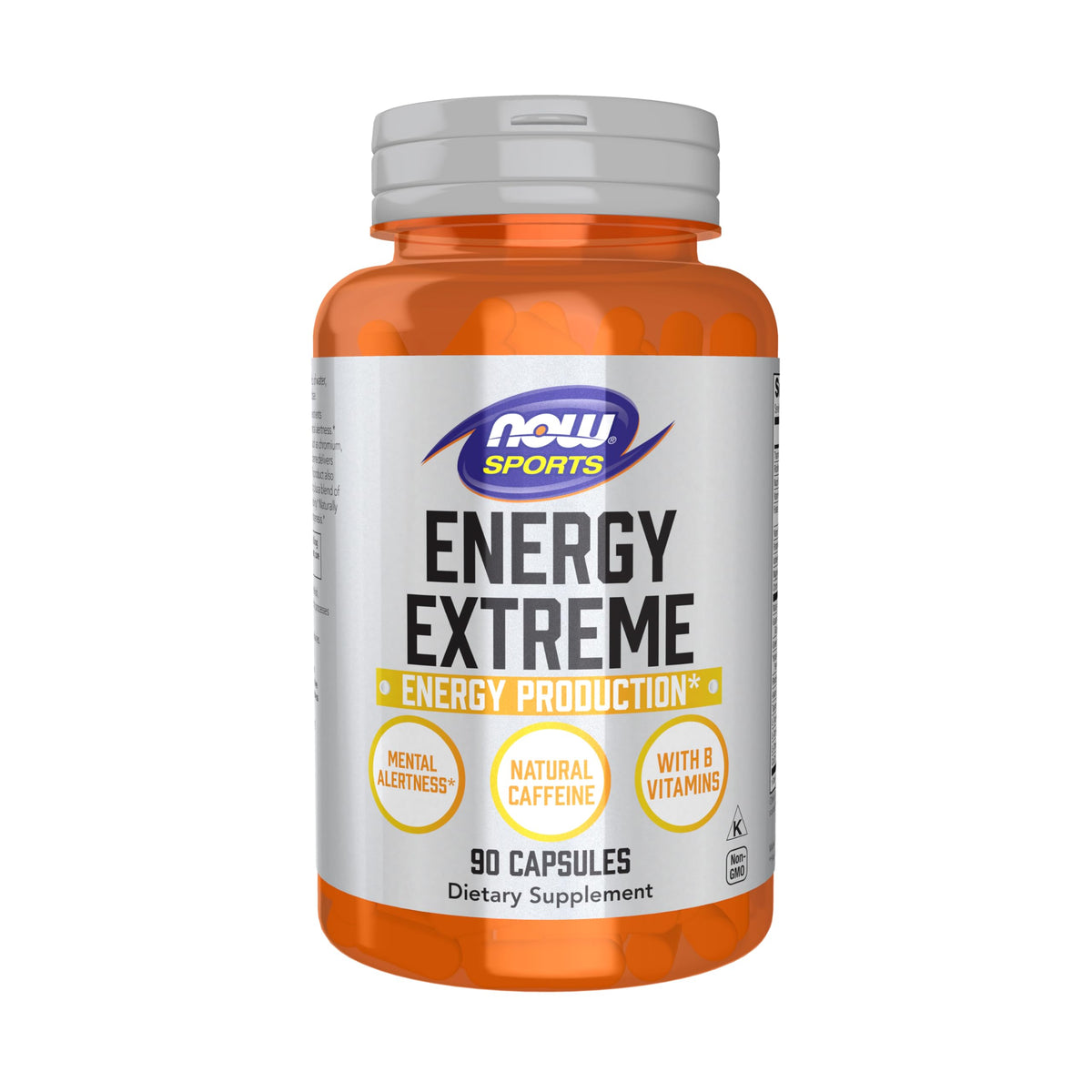 NOW Foods frasco frontal mostrando etiquetas y beneficios principales