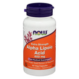 Now Foods envase frontal mostrando 600 mg y 60 vcaps, fácil identificación de dosis