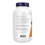 NOW Foods etiqueta con certificaciones kosher vegano GMP, beneficio confianza en calidad