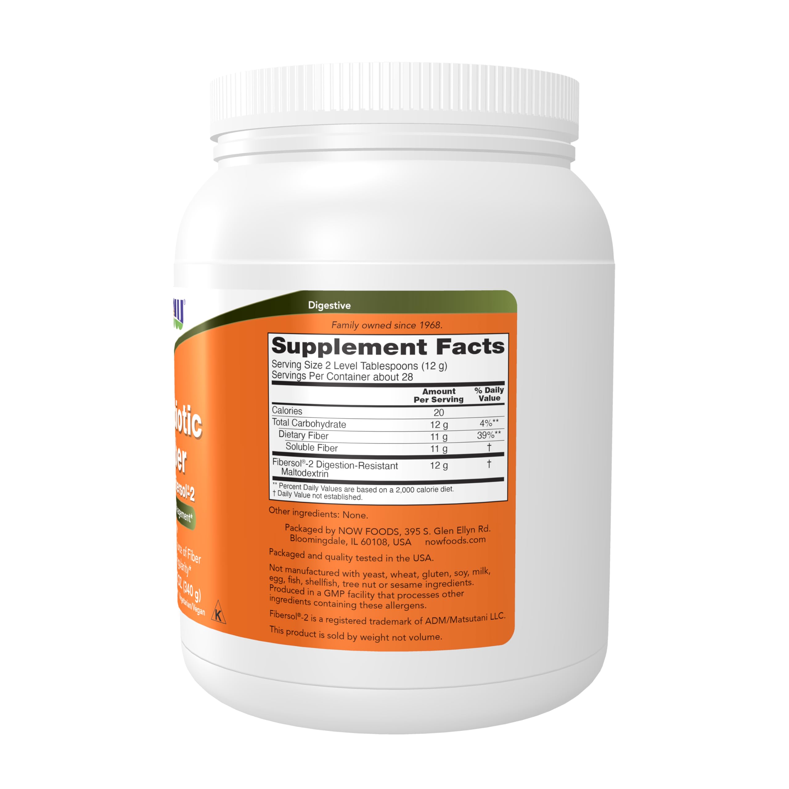 NOW Foods etiqueta nutricional en detalle para verificar ingredientes y dosis