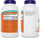 NOW Foods detalle de la etiqueta nutricional y datos de dosificación