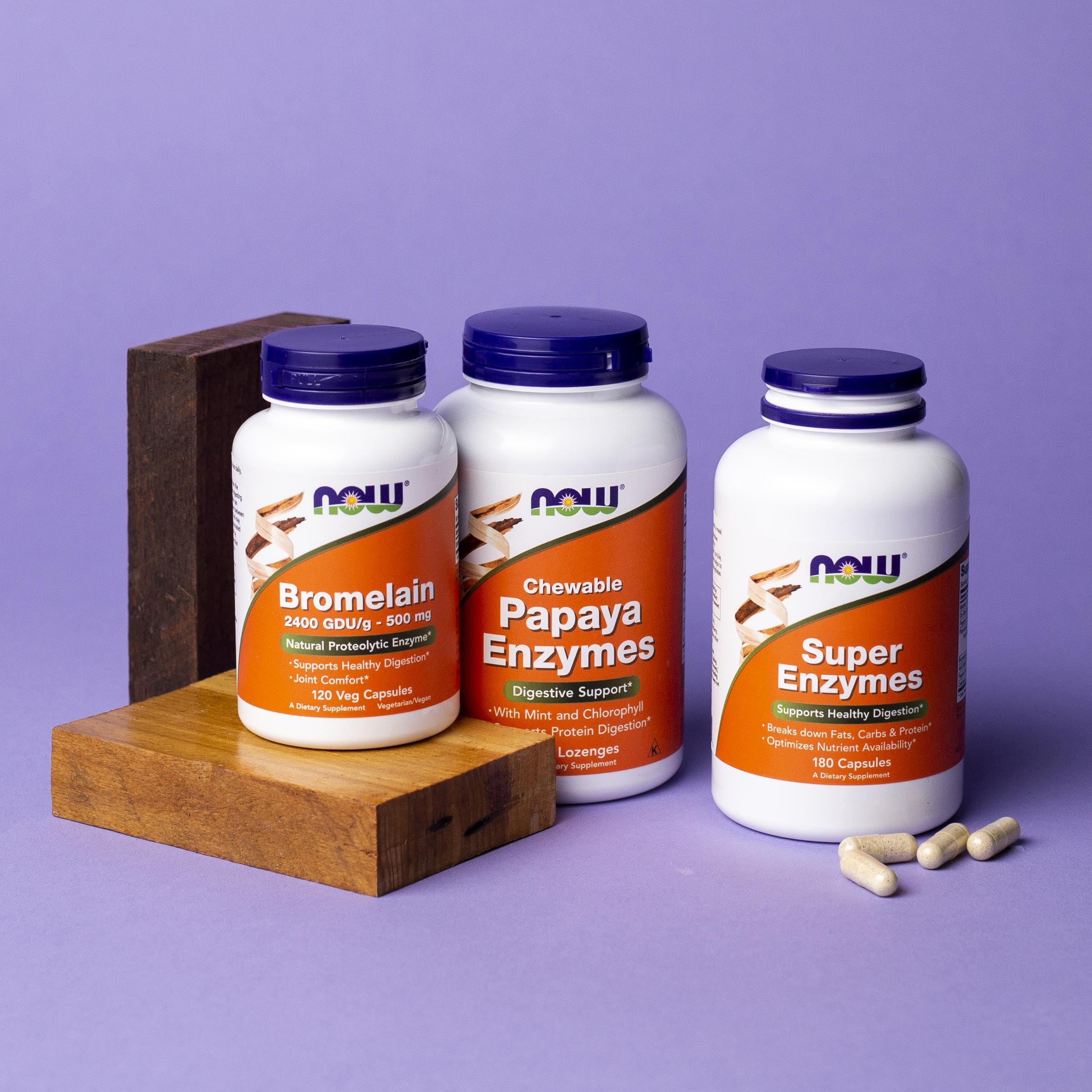 NOW Foods etiqueta con certificaciones GMP, Kosher y sin OGM