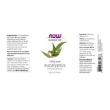 NOW Foods primer plano del aceite mostrando color y pureza
