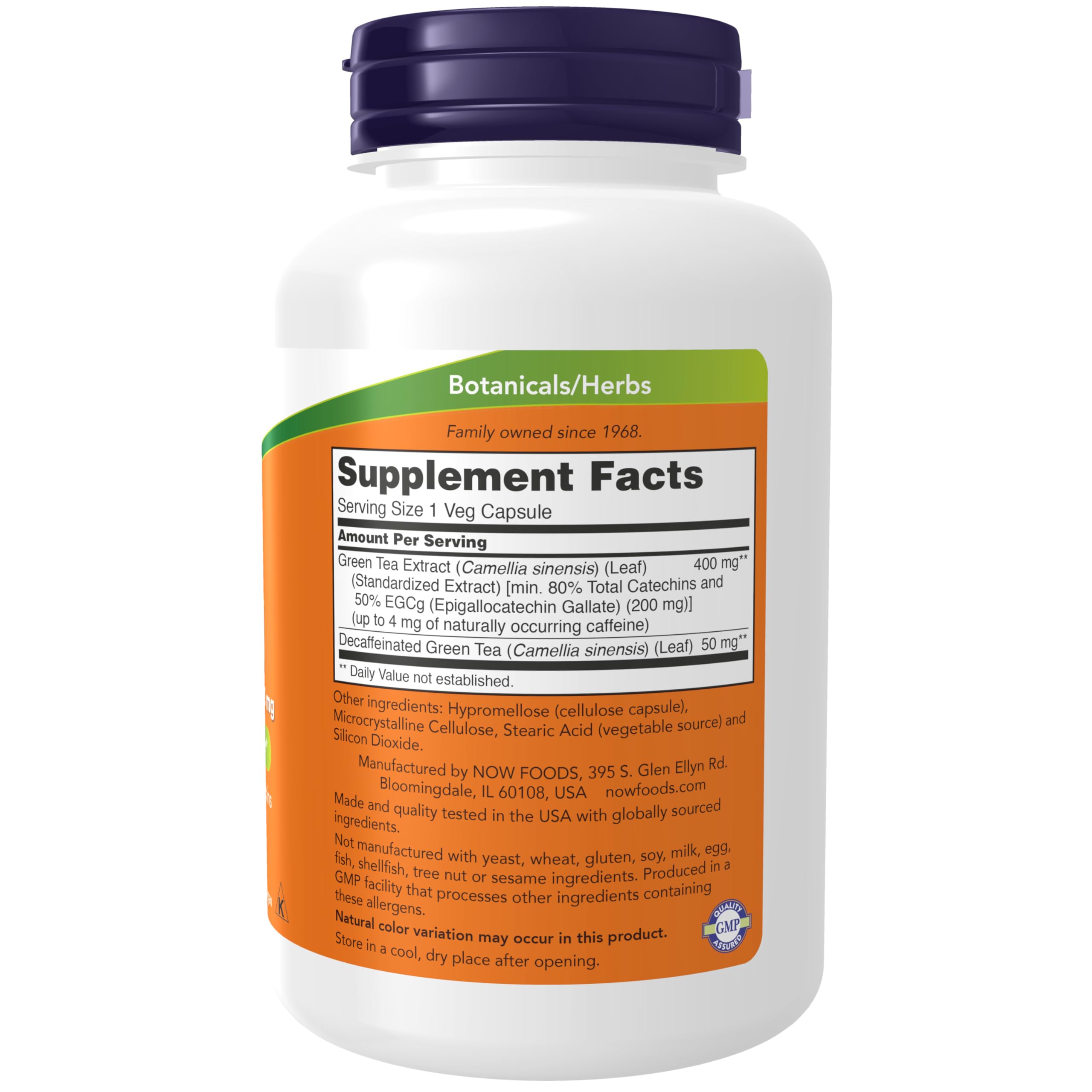 NOW Foods cápsula vegetal abierta mostrando polvo y fácil ingestión