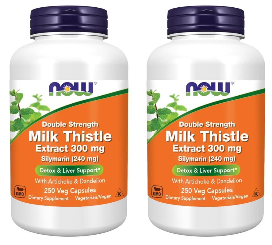 NOW Foods frasco delante mostrando 250 cápsulas y ventaja de alta concentración