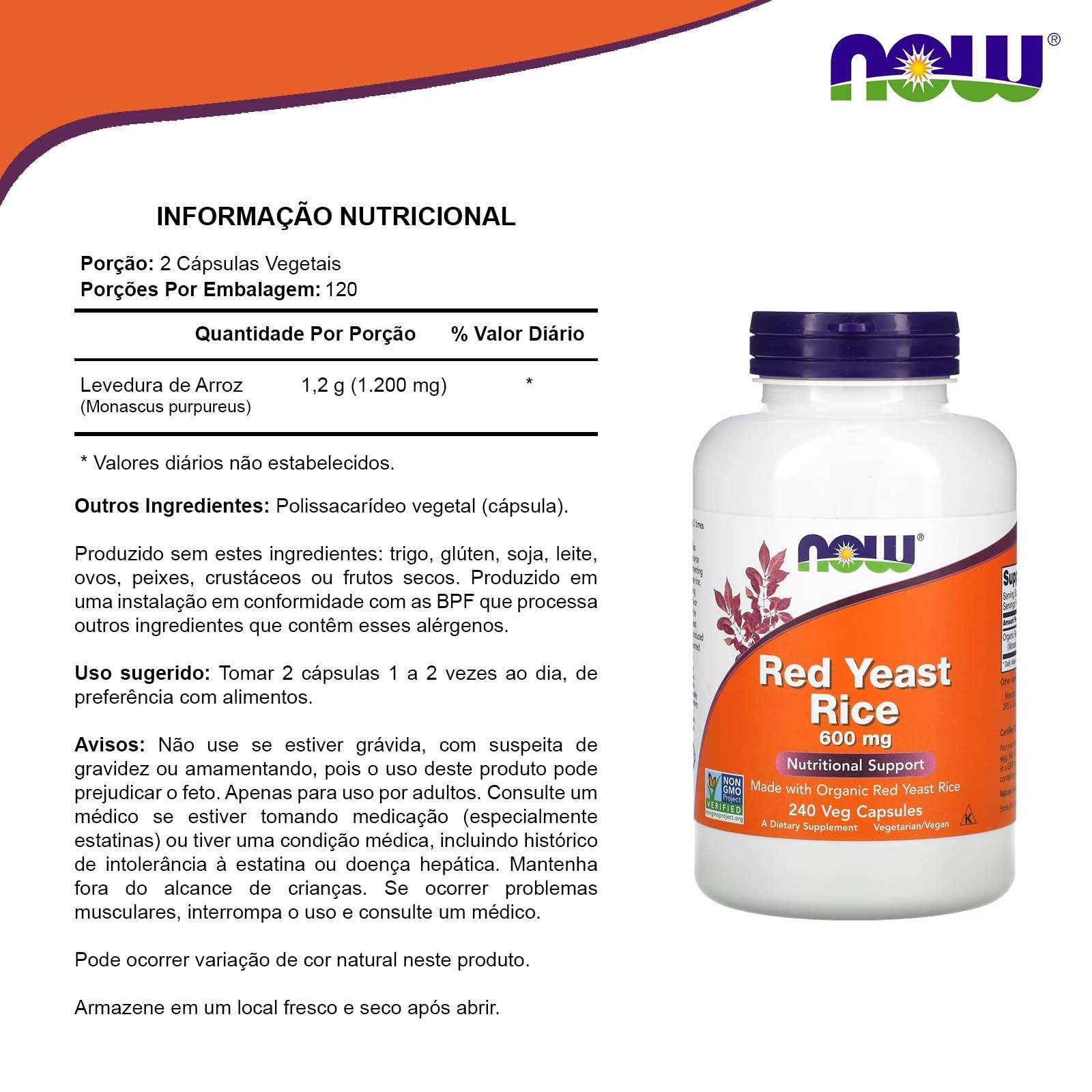 NOW Foods frasco en cocina junto a alimentos para contexto de suplementación