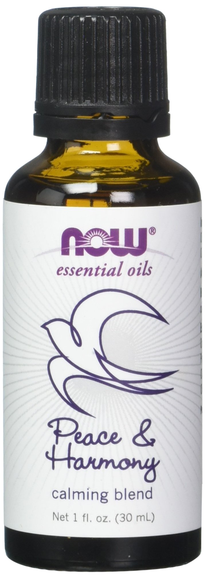NOW Foods frasco frontal mostrando etiqueta y beneficio de equilibrio