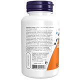 NOW Foods etiqueta con información nutricional y certificaciones claras