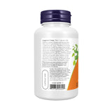 NOW Foods botella abierta con cápsulas visibles para dosis diaria fácil