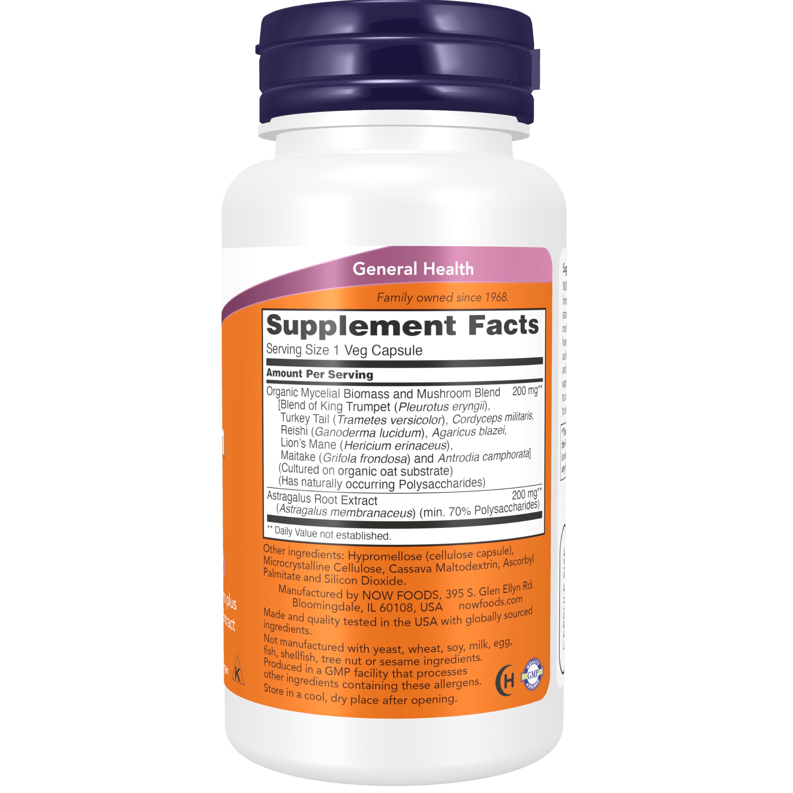 NOW Foods cápsulas vegetales en mano para fácil dosificación