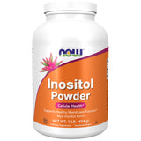 NOW Foods frasco frontal mostrando empaque y tamaño de 1 libra, confianza de marca