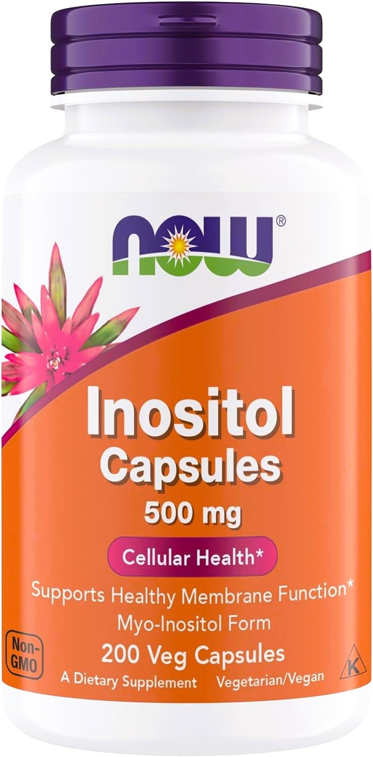 NOW Foods frente del envase mostrando 200 cápsulas y beneficio de suministro prolongado