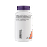 Detalle de la superficie de una cápsula NOW Foods L‑Carnitine mostrando textura y pureza