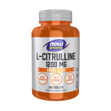 NOW Foods envase frontal mostrando L-Citrulline 1.200 mg y beneficio de dosis concentrada