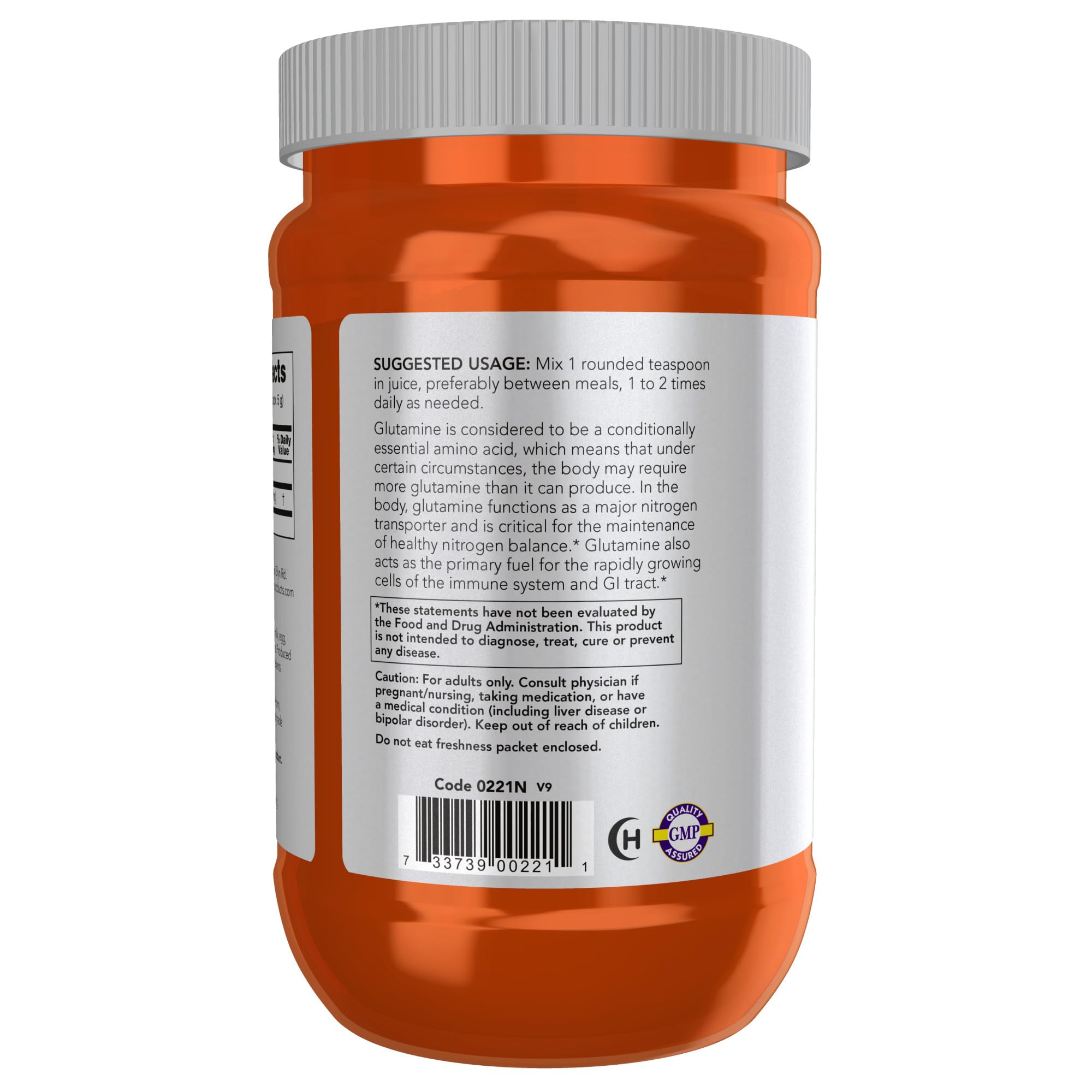 Batido deportivo con NOW Foods L-Glutamine, apoyo práctico para recuperación