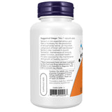 NOW Foods etiqueta con ingredientes y certificación GMP visible
