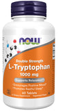 NOW Foods envase frontal mostrando 60 comprimidos y beneficio bienestar