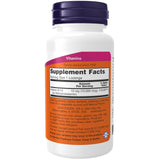 NOW Foods primer plano de pastilla mostrando textura y fácil disolución