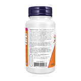 frasco abierto de NOW Foods MK‑7 con cápsulas visibles para inspección del producto