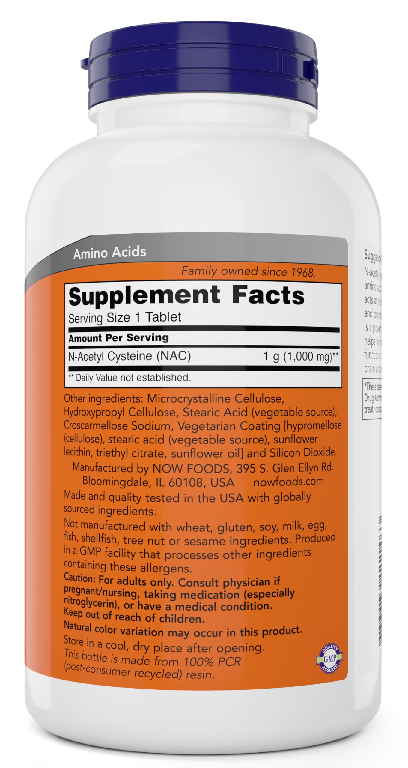 NOW Foods sellos de calidad y lista de ingredientes confiables