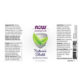 Now Foods detalle del frasco con tapa goteador que facilita dosificación precisa