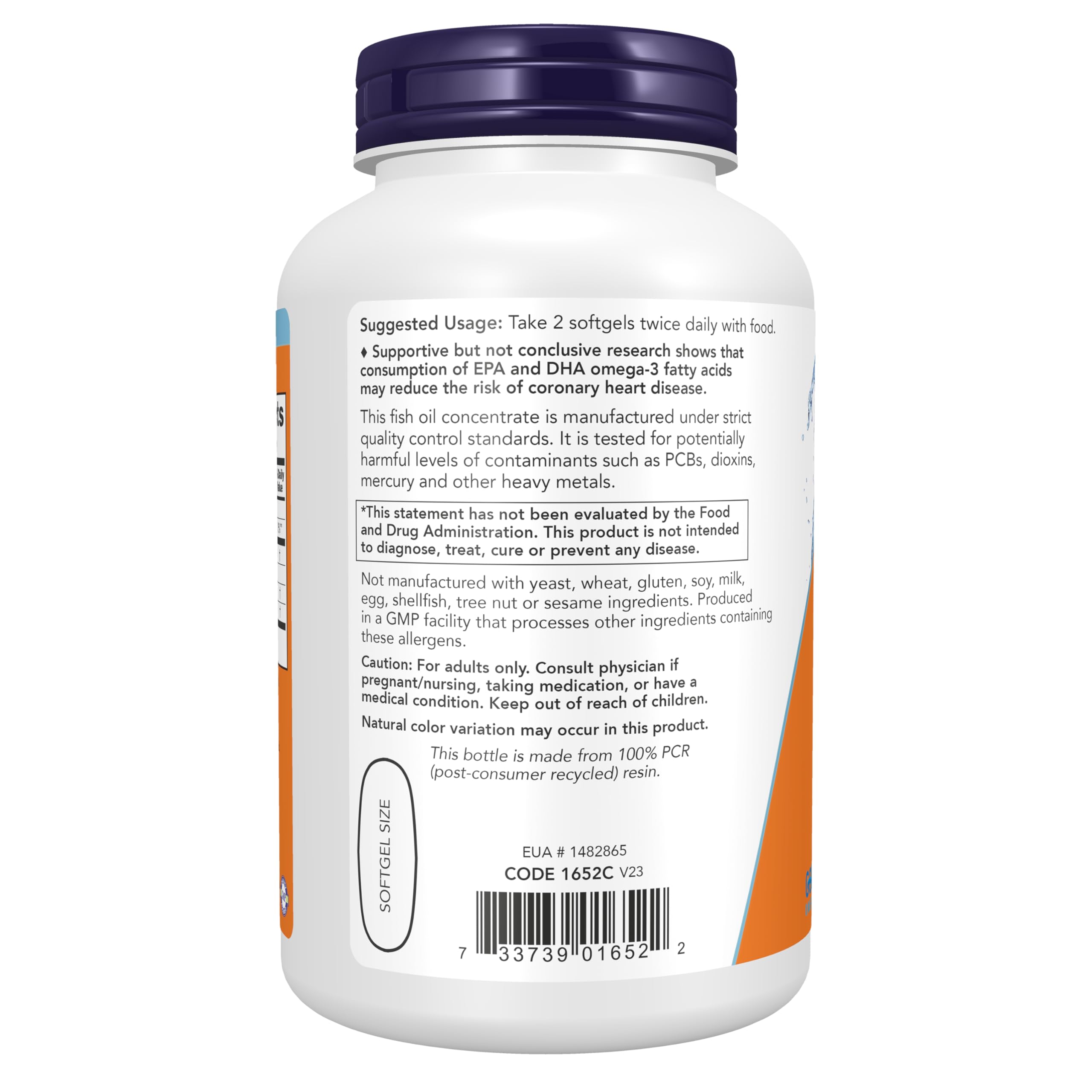 Gota de aceite y textura mostrando pureza del aceite NOW Foods Omega-3