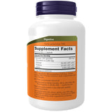 NOW Foods cápsulas en primer plano mostrando textura y tamaño práctico