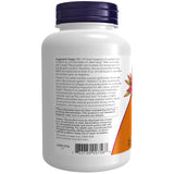 NOW Foods polvo disolviéndose en vaso con agua fría, mezcla rápida y suave