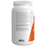 Polvo NOW Foods disolviéndose en vaso, mezcla rápida y sin acidez