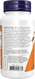 Now Foods envase abierto con cápsulas visibles para facilidad de uso