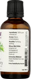 NOW Foods etiqueta del producto mostrando pureza y origen responsable