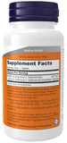 NOW Foods primer plano de tableta ovalada destacando formulación estable