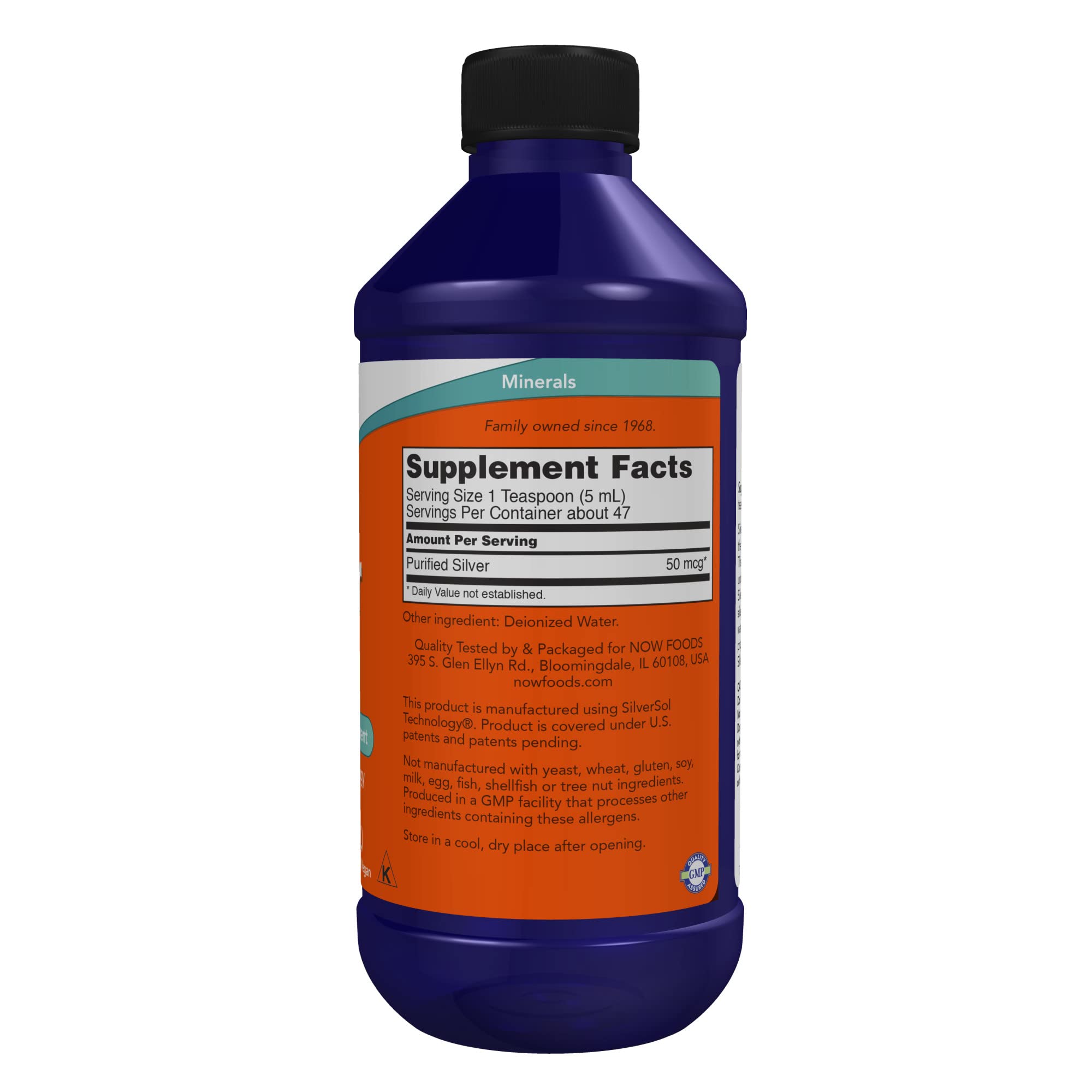 NOW Foods detalle del atomizador spray para dosificación precisa y práctica