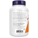 NOW Foods tableta en mano ilustra tamaño y facilidad para tomar con comidas