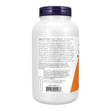 NOW Foods etiqueta con información de doble fuerza y certificaciones