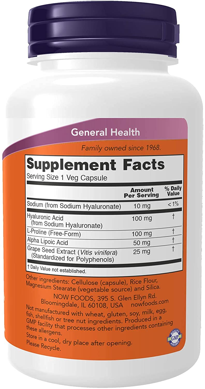 NOW Foods primer plano de cápsula vegetal mostrando textura y formulación vegana beneficiosa