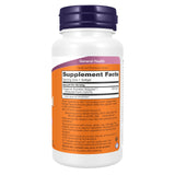 NOW Foods primer plano de softgel ubiquinol mostrando textura brillante y facilidad de ingestión